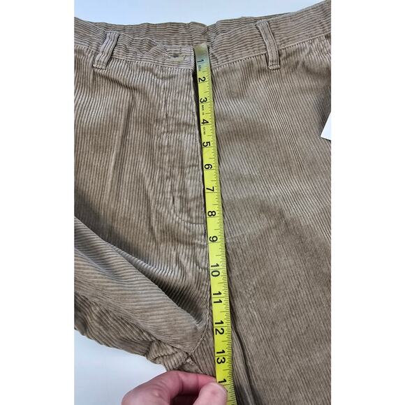 NWT woolrich vintage tan neutral sz 12 corduroy bare back high waist pants NEW - Picture 6 of 8